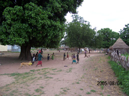 Main street in Lie's PST village.